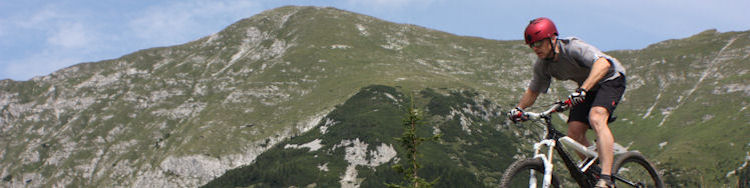 Mountain biking holidays in Slovenia with motorhome